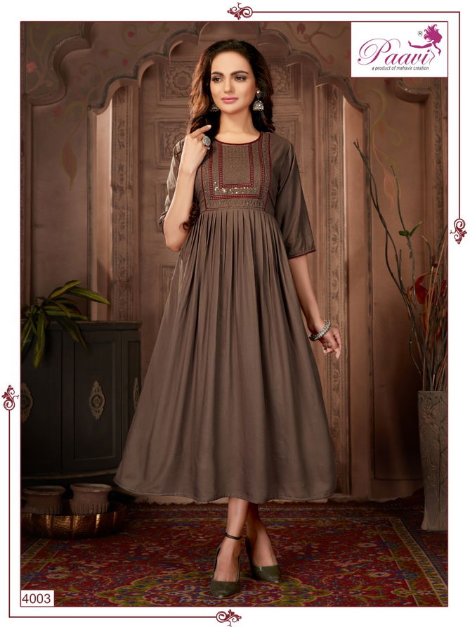 Paavi Falak 4 Ethnic Wear Wholesale Designer Kurtis